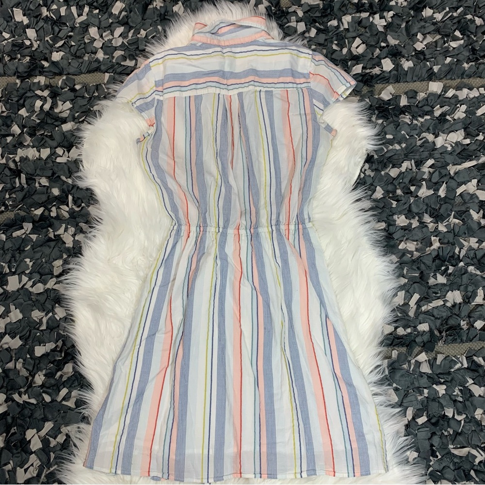 J Crew rainbow seersucker collared dress - Picture 4 of 5